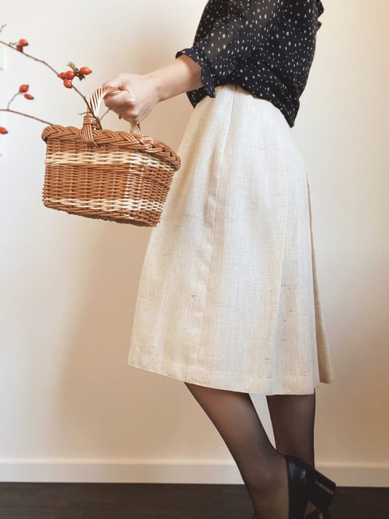 Vintage Skirt. Against brand greenwashing