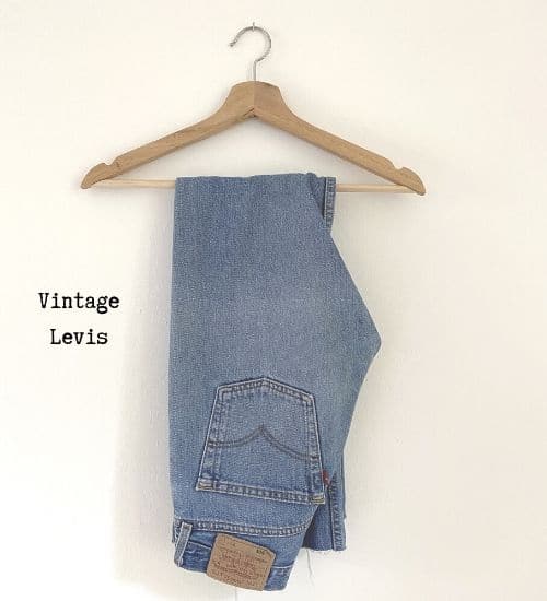 Vintage jeans from My Capsule Wardrobe