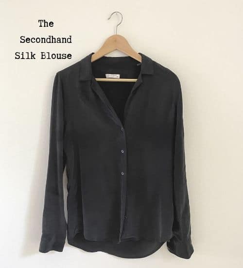 Secondhand Blouse From My Capsule Wardrobe