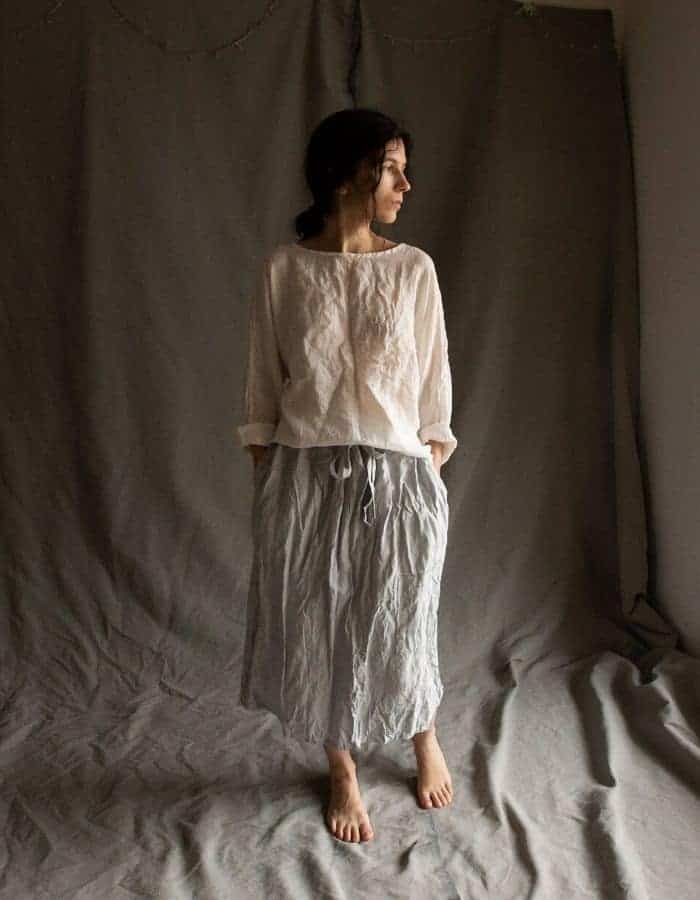 Linen Skirts - Ethically Made - The Green Edition